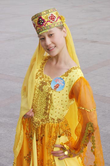 乌孜别克族人种图片