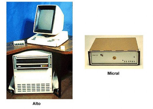 第一個具有內置鼠標的alto電腦,第一款商業個人電腦micral