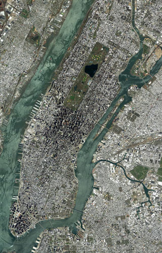 美国纽约图片展现的是美国纽约的曼哈顿,皇后区,布朗克斯以及布鲁克林