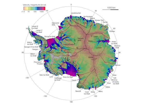 南极洲河流分布图图片