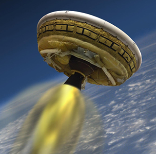 NASA飞碟状飞行器图片