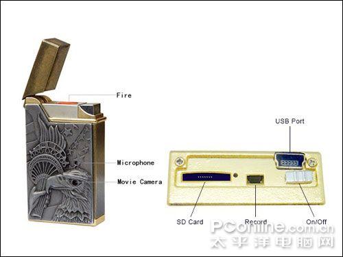 真實的幻象 ajoka推出帶攝像頭的打火機