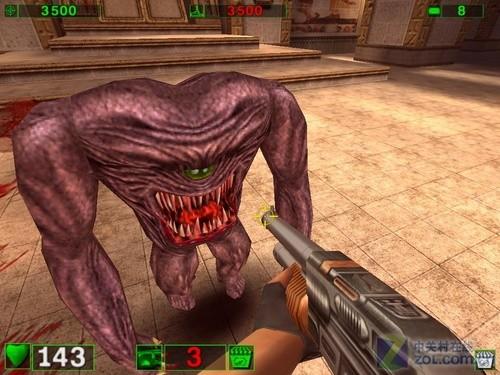 《英雄萨姆》中的怪物模型