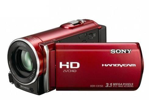 25倍变焦 索尼cx150e时尚闪存摄像机