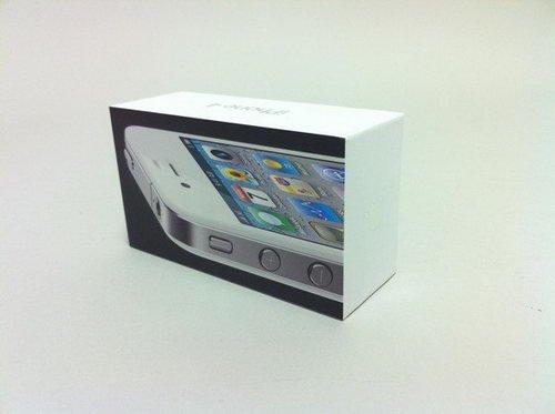 白色版iphone 4包装箱