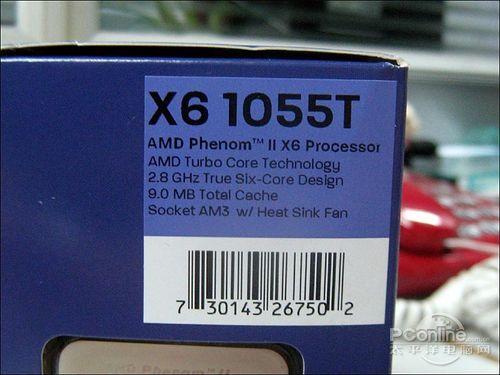 硬件 > 正文 amd phenom ii x6 1055t依然採用羿龍ii系列慣用的淡