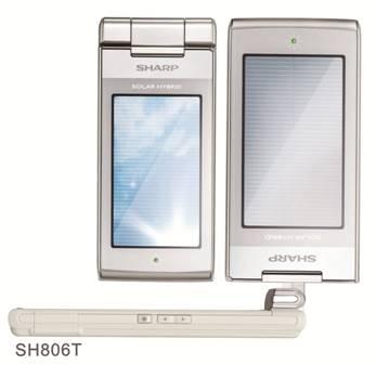 天翼定制时尚旋屏翻盖机 夏普sh806t到货