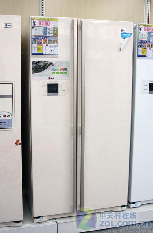 360度循环制冷 lg对开门冰箱售6580元