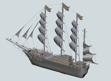 玩转三维cad:用中望3d画一艘诺亚方舟