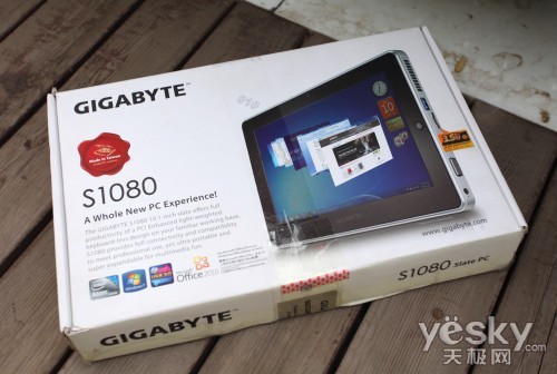 技嘉s1080平板电脑的外包装盒
