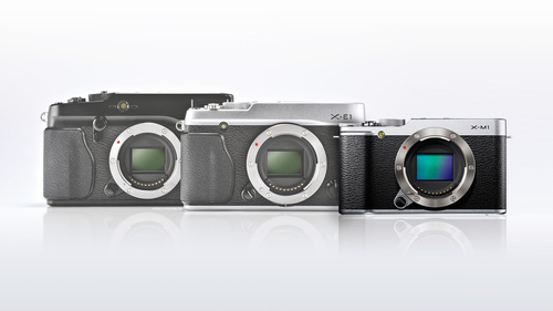富士xm1与其他富士x系列相机大小对比