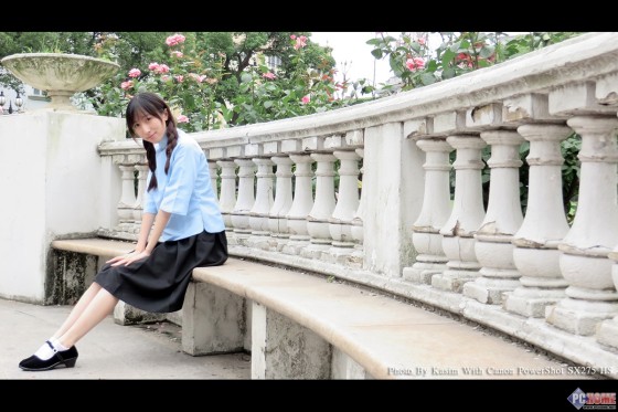 sx275 hs试用   此次活动我们别出心裁的准备了民国学生服饰给模特,在