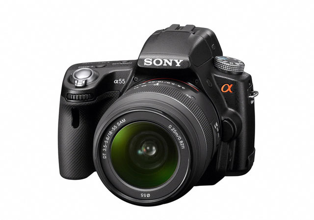 图为:索尼 α55