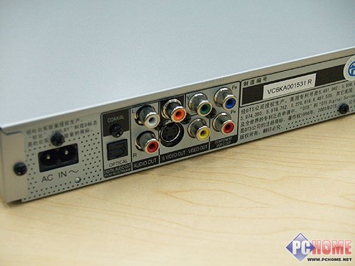 松下dvd-s870并不可以支持其他区域碟片的播放,这也体现了松下dvd支持