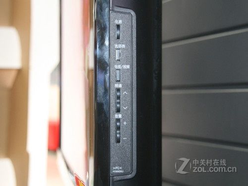 夏普40a110a液晶电视按键实拍从上面的实拍图中我们可以看到,夏普40
