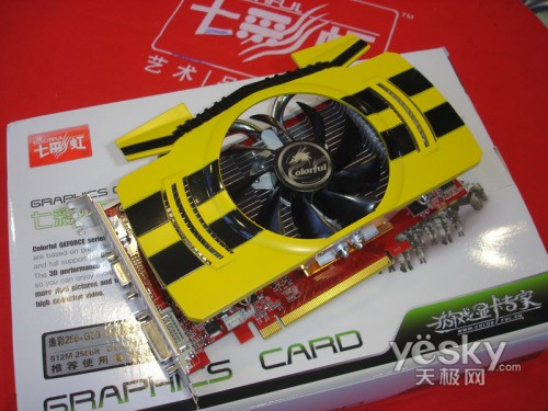 七彩虹大黄蜂gts250显卡799元到货送3d眼镜