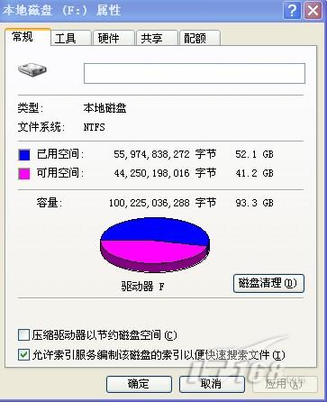 硬盤空間的浪費,而在每個區磁盤剩餘空間都比較小的時候,要拷貝一個大