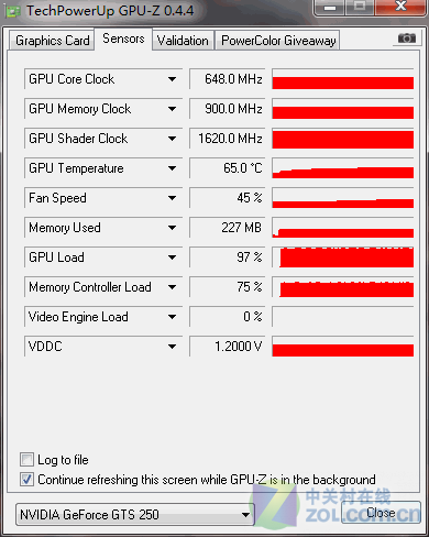鸿基 gts250 龙骨霸道版显卡gpu-z信息