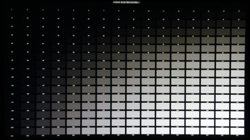 256位黑白色阶测试纯色色阶横行过度测试纯色色阶竖形过度测试色彩