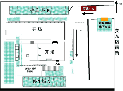 开场停车场示意图