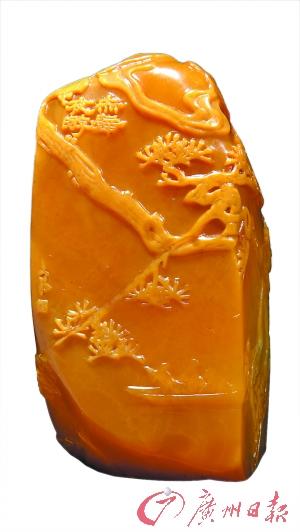 田黄橘囊纹特征图片