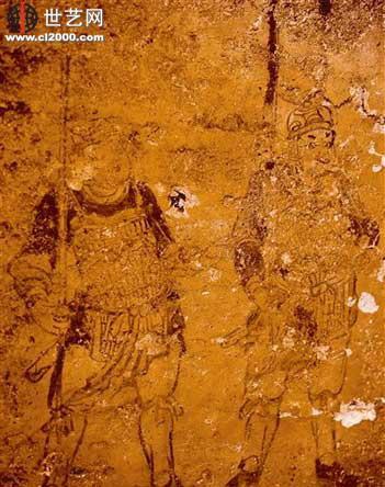 湖南桂阳县宋代古墓中发现精美壁画