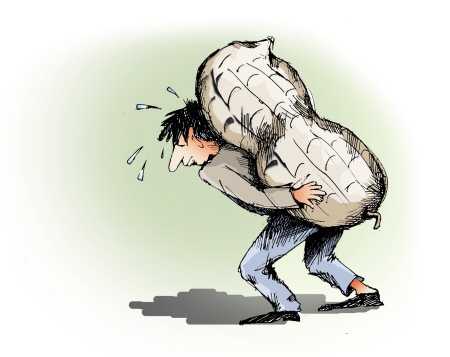 炒货干果都涨价,吃货负担重啊……  漫画 余宁山