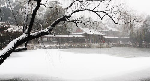 颐和园雪景-王明明 一等奖