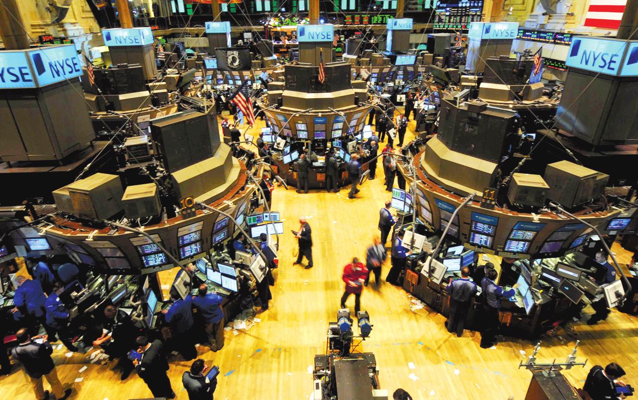纽约股市三大股指涨幅均超过6.5%