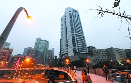 位于上清寺的重庆海航酒店 首席记者 钟志兵 摄