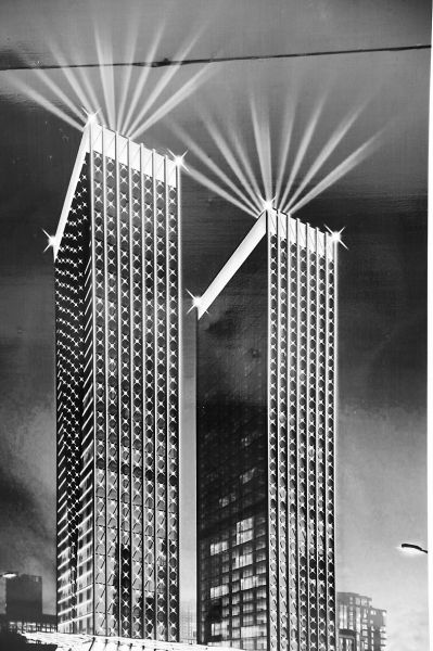长乐建楼高156米冶金大厦