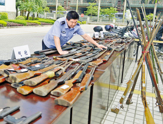 湛江又破两宗涉枪案件