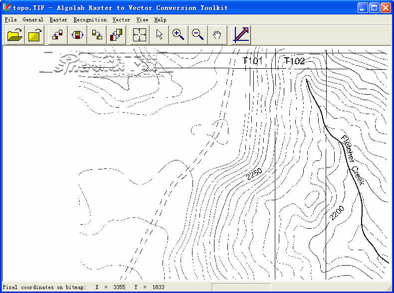Algolab raster2vector conversion toolkit 