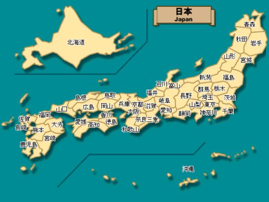 日本地图简笔画简图图片