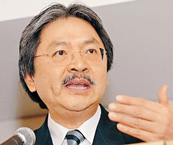 中新网2月25日电 据香港媒体报道,香港财政司司长曾俊华本周三发表任
