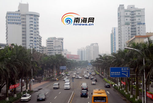 影像中的今昔海南2:23年前后的海府路[视频]