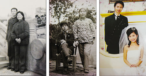 张洋的爷爷张宜知和奶奶江林婉的合影 l5张洋的爸爸张瑛和妈妈项锦碧