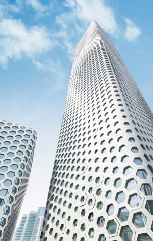 天津蜂巢非常高非常酷图