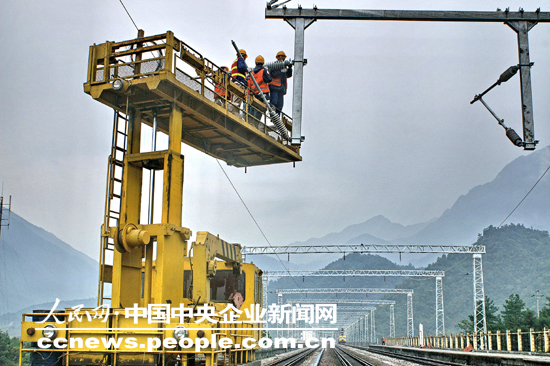 峰福铁路峰南段电气化改造工程一次送电成功 铁路,改造