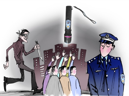 "团购电警棍"是对治安的"用脚投票"