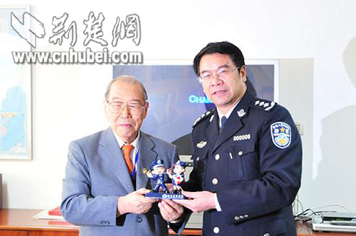 台湾中央警察大学校友会访问武汉市公安局图