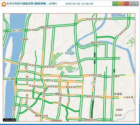城区实景路况随时可查