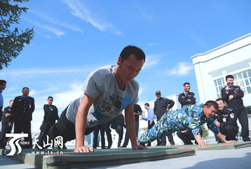 新疆福海监狱举办庆十一民警职工运动会