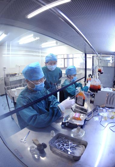 图文天津干细胞库存量达10万份4