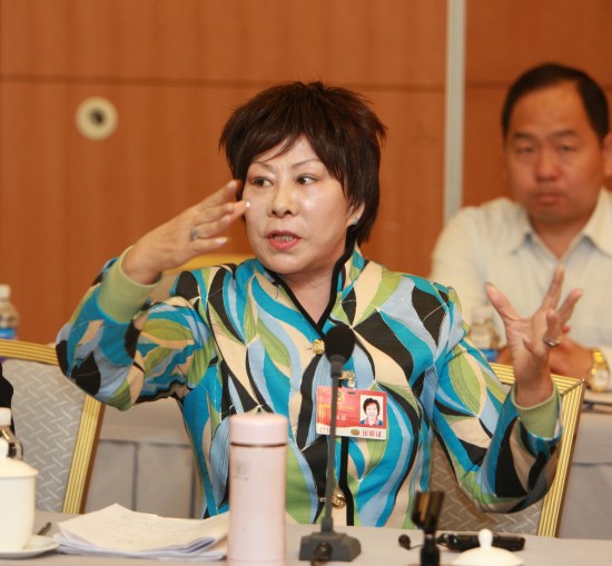 图文全国政协委员刘玉芬发言