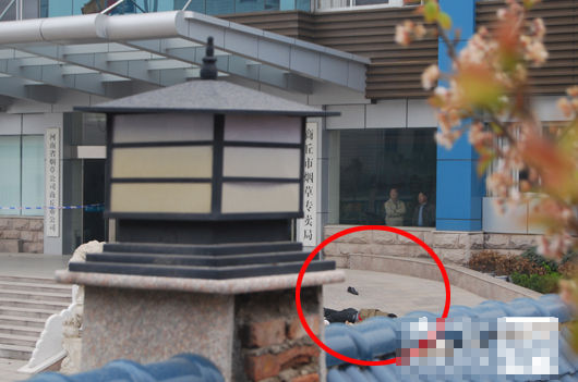 河南商丘烟草局长坠楼身亡图