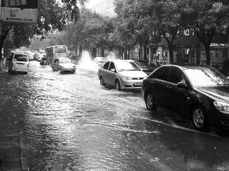 2毫米,降雨强度大,一扫市区暑气