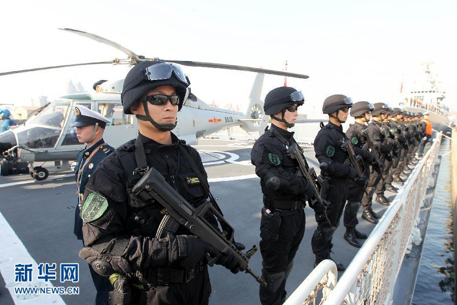 北海舰队首次组织执行护航任务 奔赴亚丁湾(组图)