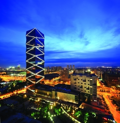 金奥国际中心河西cbd之画龙点睛