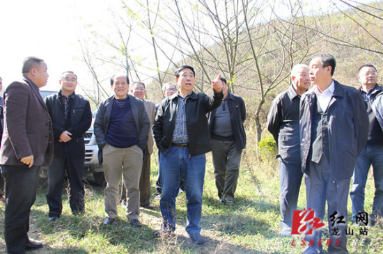 湖南省党史联络组湘西片组组长,省住建厅原厅长向世林(左四),省党史